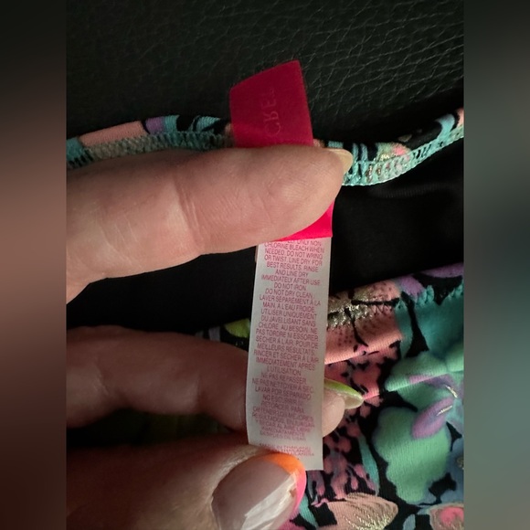 Victoria’s Secret Bikini Bottom Side Ties Floral - Picture 4 of 4